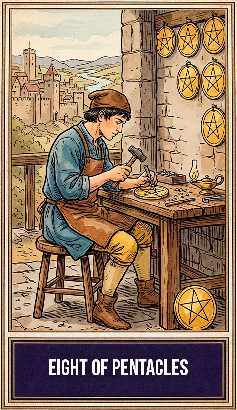 Восьмерка Пентаклей